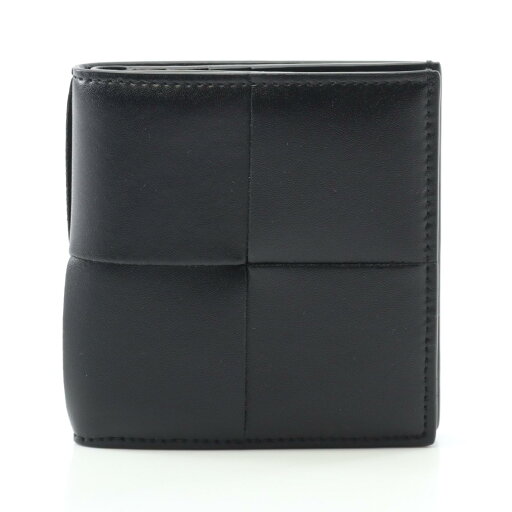 ボッテガヴェネタ BOTTEGA VENETA カセット スリム マキシイントレチャート 札入れ 財布 レザー ブラック系 679847VBWD28803 【中古】 ボッテガヴェネタ BOTTEGA VENETA カセット スリム マキシイントレチャート 札入れ 財布 レザー ブラック系 679847VBWD28803 【中古】