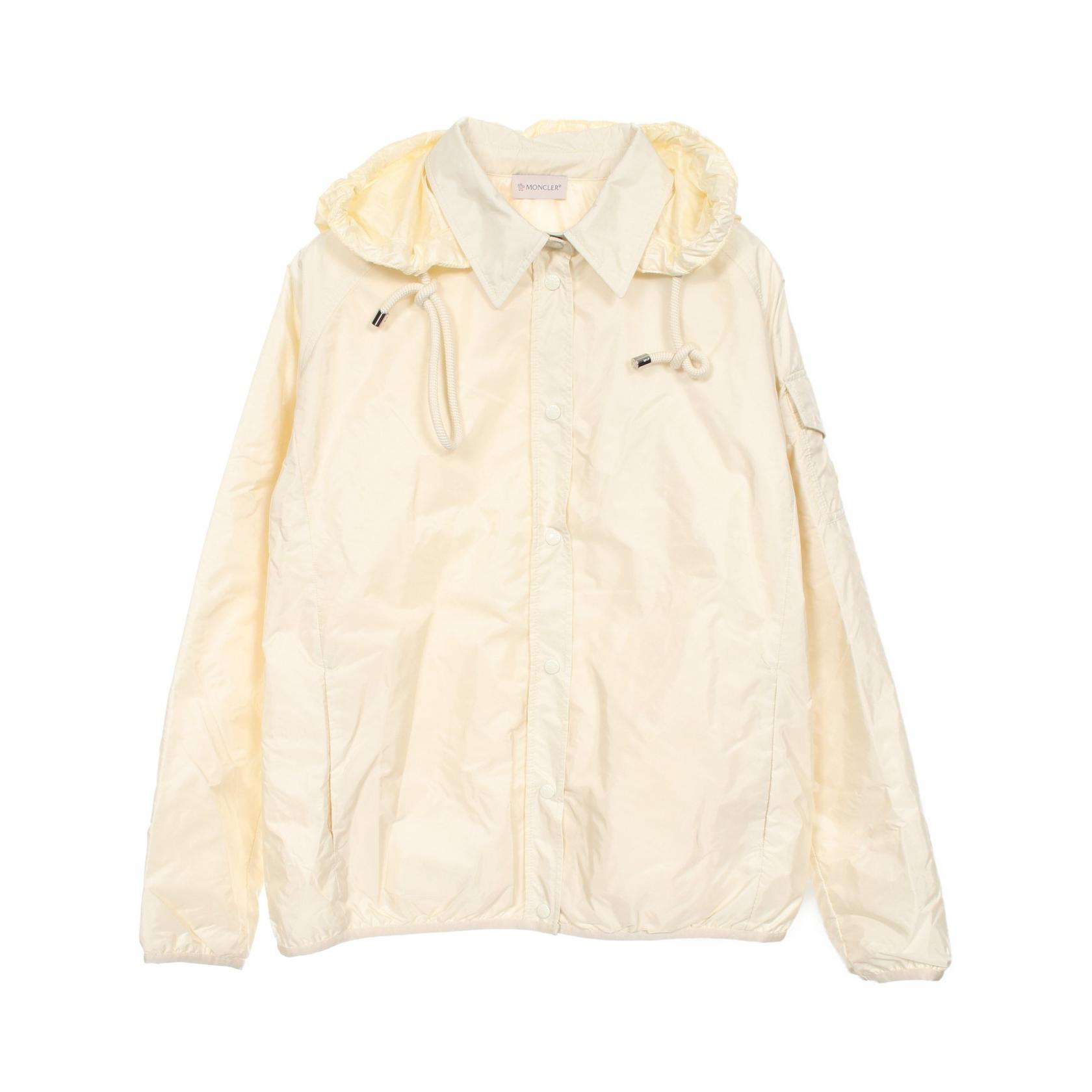 モンクレール MONCLER CAMICIA ダウンジャケット 衣料品 アウター ナイロン アイボリー系 2F00001539ZD04A40 【中古】