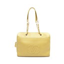 シャネル CHANEL ココマーク ショルダーバッグ バッグ キャビアスキン(グレインドカーフ) グリーン系 【中古】