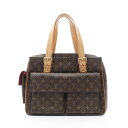 ルイ・ヴィトン LOUIS VUITTON ミュルティプリシテ ハンドバッグ バッグ PVCコーティングキャンバス レザー モノグラム ブラウン系 M51162...