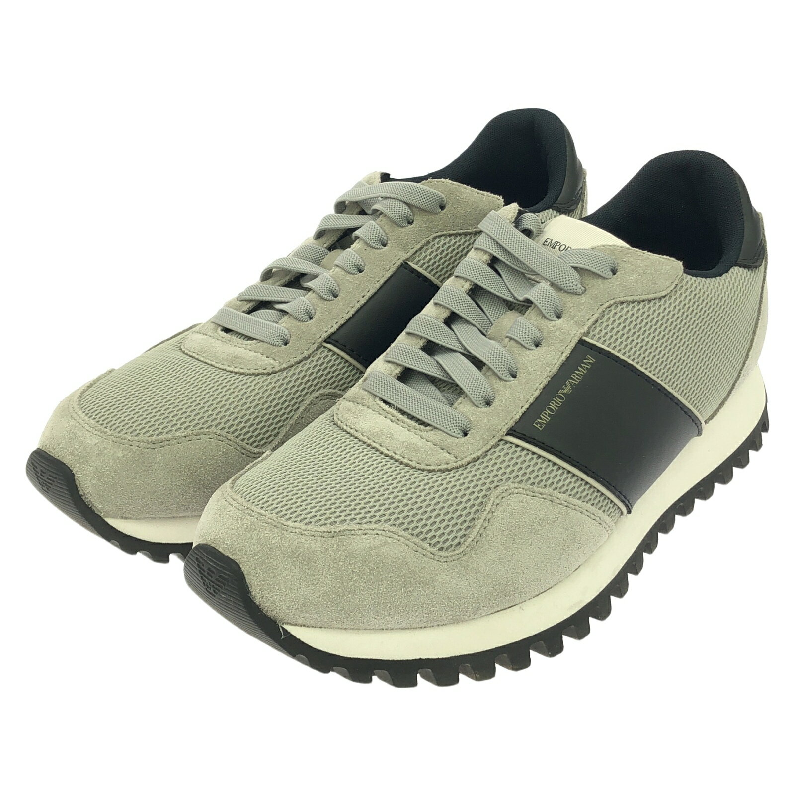 EMPORIO ARMANI スニーカー グレー 4105125E0019 楽天市場】エンポリオアルマーニ(カラーグレー)(メンズ靴|靴
