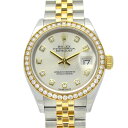 ロレックス ROLEX デイトジャスト 10Pダイヤ/ダイヤベゼル ランダム番 腕時計 時計 K18(イエローゴールド) ステンレススチール シルバー系 NP ...
