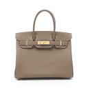 エルメス HERMES バーキン30 エトゥープ ハンドバッグ バッグ ヴォーエプソン ヴォーエプソン ブラウン系 【中古】