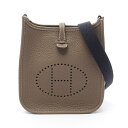 エルメス HERMES エヴリンTPM アマゾン ショルダーバッグ バッグ レザー トリヨンクレマンス トリヨンクレマンス ベージュ系 【中古】