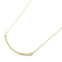 ティファニー TIFFANY&CO Tスマイル スモール ネックレス ネックレス ジュエリー K18(イエローゴールド) ゴールド系 【中古】