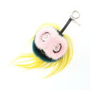 フェンディ FENDI バッグバグズ モンスター チャーム アクセサリー レザー ファー マルチカラー 7AR45B 【中古】