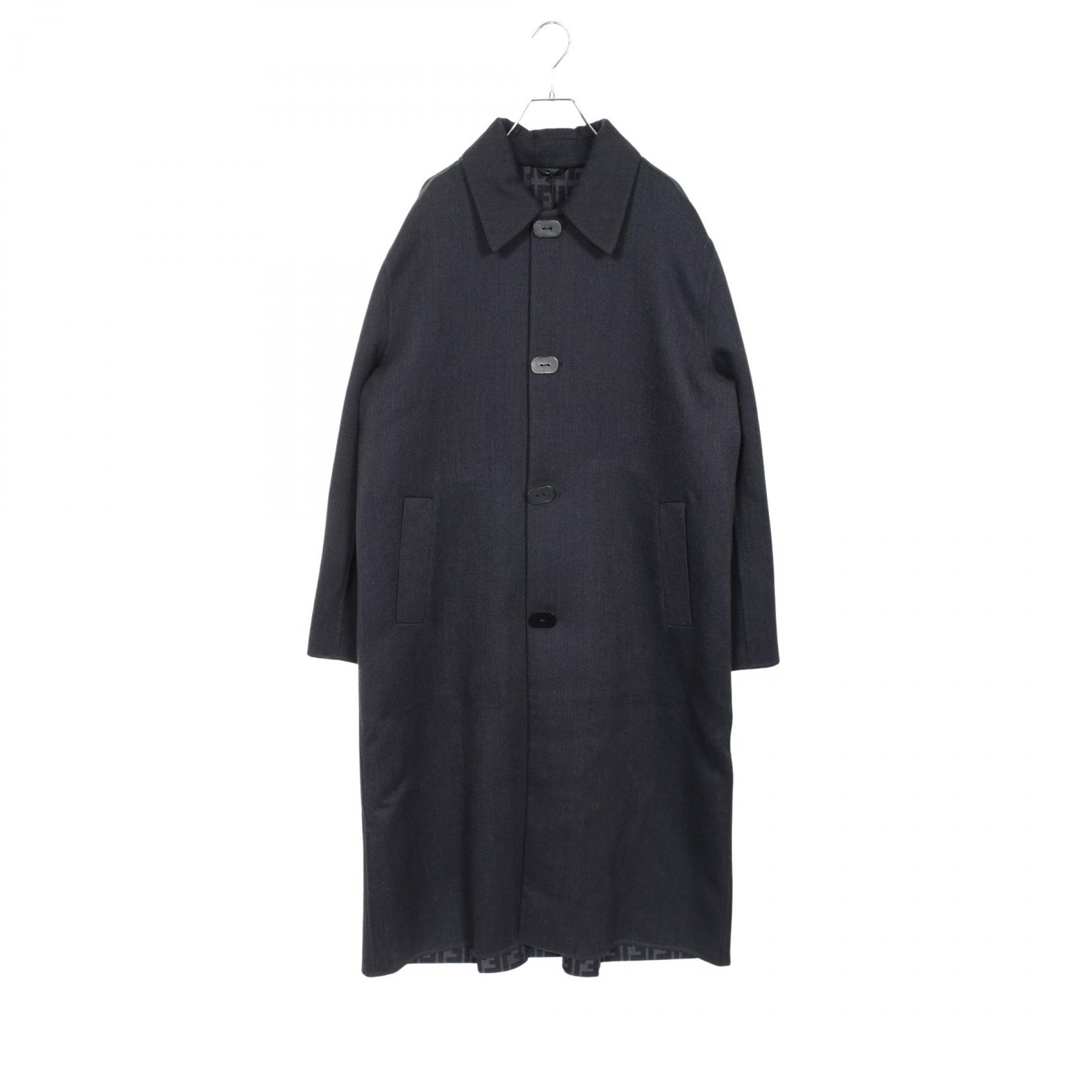 【FENDI】コート グレー カシミヤ FFメタル ベルト付き 楽天市場】グレー コート(ブランドフェンディ)の通販