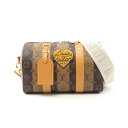 ルイ・ヴィトン LOUIS VUITTON LOUIS VUITTON × NIGO シティ キーポル LVスクエアード ショルダーバッグ バッグ PVCコーティングキャンバス レザー モノグラム・ストライプ ブラウン系 M45963 【中古】(4)