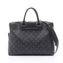 ルイ・ヴィトン LOUIS VUITTON オディセ モノグラムエクリプス ブリーフケース バッグ PVCコーティングキャンバス レザー ブラック系 M4422...