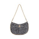 シャネル CHANEL ココマーク ショルダーバッグ バッグ ファブリック ブラック系 / ホワイト系 AS4378 【中古】