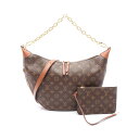 ルイ・ヴィトン LOUIS VUITTON ループ ホーボー モノグラムリバース ショルダーバッグ バッグ PVCコーティングキャンバス レザー ブラウン系 M46311 【中古】