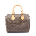 ルイ・ヴィトン LOUIS VUITTON スピーディ25 ハンドバッグ バッグ PVCコーティングキャンバス レザー モノグラム ブラウン系 M41528 【...