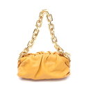 ボッテガヴェネタ BOTTEGA VENETA ザ チェーン ポーチ ショルダーバッグ バッグ レザー ブラウン系 【中古】