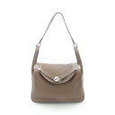 エルメス HERMES リンディ30 ショルダーバッグ バッグ レザー トリヨンクレマンス トリヨンクレマンス ブラウン系 【中古】