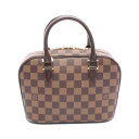 ルイ・ヴィトン LOUIS VUITTON サリア ミニ ダミエエベヌ ハンドバッグ バッグ PVCコーティングキャンバス レザー ブラウン系 N51286 【...