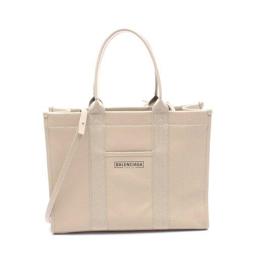 バレンシアガ BALENCIAGA HARDWARE TOTE ハードウェア トートバッグ バッグ レザー キャンバス ベージュ系 671400 【中古】 バレンシアガ BALENCIAGA HARDWARE TOTE ハードウェア トートバッグ バッグ レザー キャンバス ベージュ系 671400 【中古】