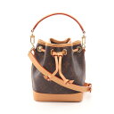 ルイ・ヴィトン LOUIS VUITTON ナノ ノエ ハンドバッグ バッグ PVCコーティングキャンバス レザー モノグラム ブラウン系 M81266 【中古...