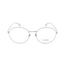 シャネル CHANEL オーバル シェイプ オプティカル メガネ 衣料品 メタル シルバー系 2209 【中古】(4)