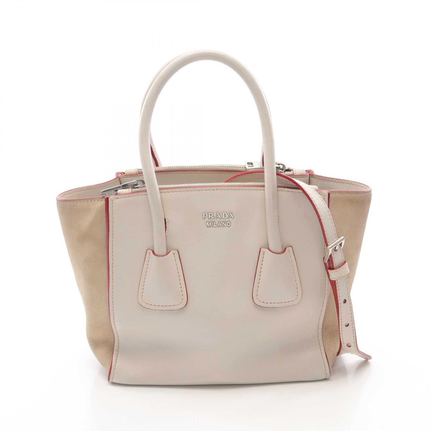 【PRADA】 スエードハンドバック/送料込 楽天市場】プラダ バッグ スウェードの通販
