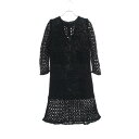 シャネル CHANEL ワンピース 衣料品 トップス コットン ブラック系 P49313K06205 【中古】