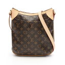 ルイ・ヴィトン LOUIS VUITTON オデオンPM モノグラム ショルダーバッグ バッグ PVCコーティングキャンバス レザー ブラウン系 M56390 ...
