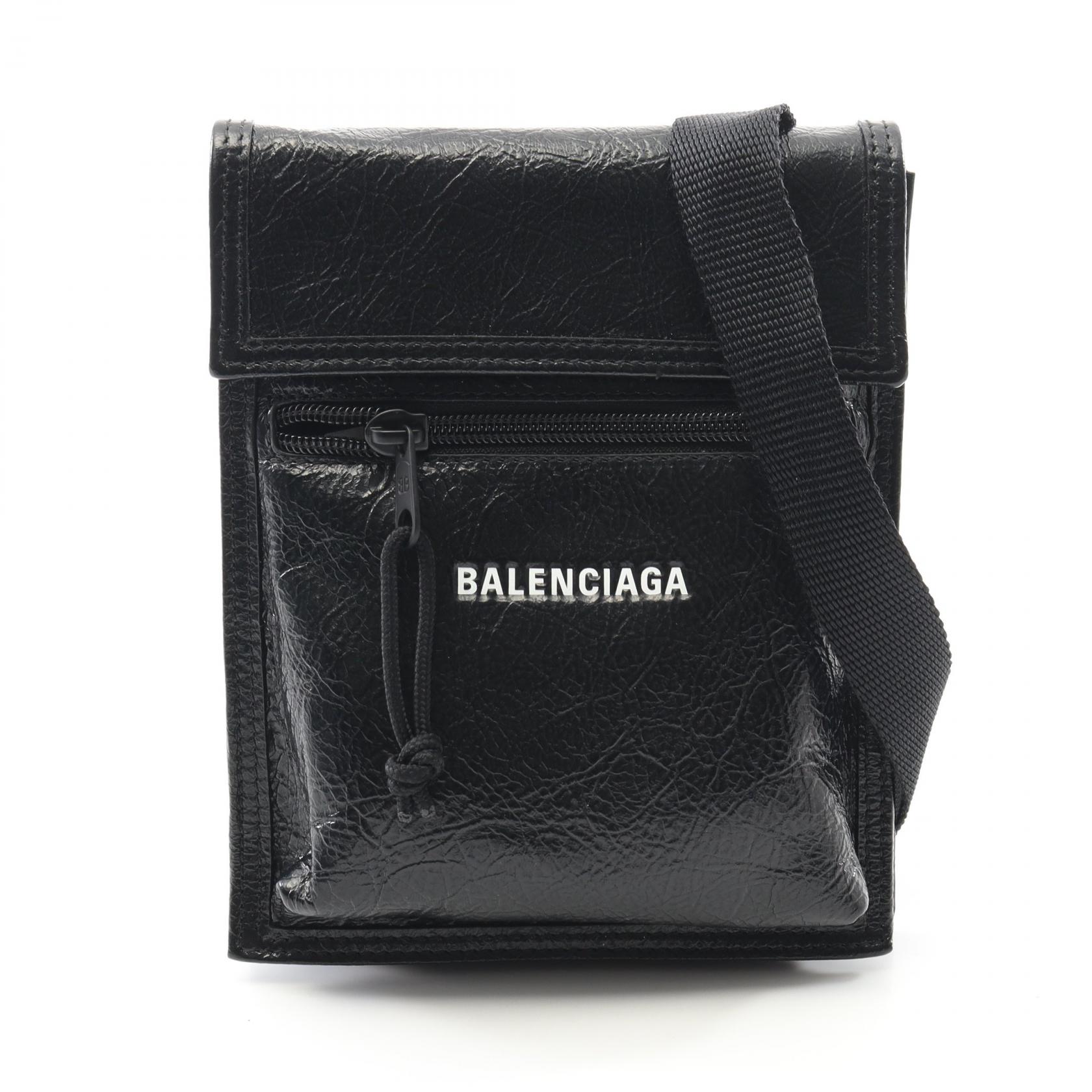 BALENCIAGA ブラック レザーポーチ 楽天市場】レザー ポーチ(ブランドバレンシアガ)(バッグ