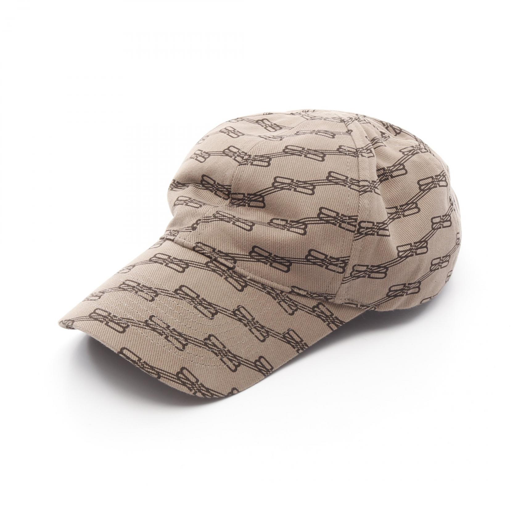 バレンシアガ BALENCIAGA BBモノグラム キャップ 帽子 コットン ベージュ系 704104410B29764 【新品】(4)