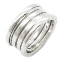 ブルガリ BVLGARI B-zero1 ビーゼロワン リング 4バンド リング・指輪 ジュエリー K18WG(ホワイトゴールド) シルバー系 【中古】