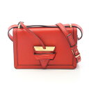 ロエベ LOEWE バルセロナ ショルダーバッグ バッグ レザー レッド系 N51189 【中古】