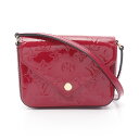 ルイ・ヴィトン LOUIS VUITTON サック ルーシー ショルダーバッグ バッグ レザー ヴェルニ レッド系 M90285 【中古】