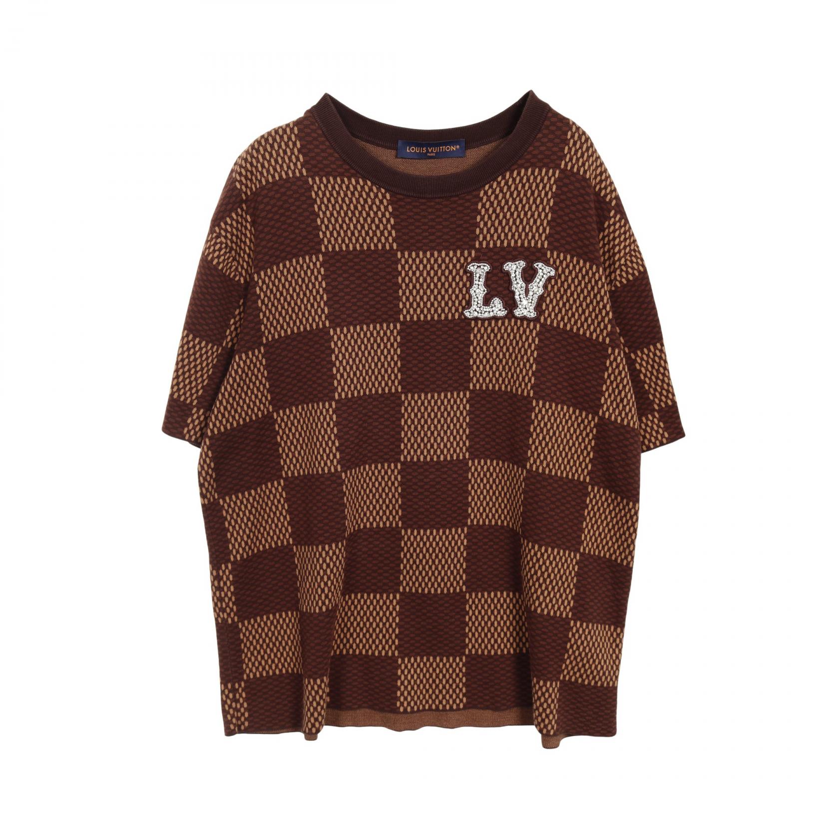LOUIS VUITTON Tシャツ・カットソー 茶系 4103425E0140 楽天市場】ルイ ヴィトン(カラーブラウン)(Tシャツ