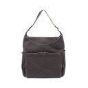 グッチ GUCCI GG柄 ショルダーバッグ バッグ キャンバス レザー ブラウン系 112249 【中古】