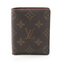 ルイ・ヴィトン LOUIS VUITTON ポルトフォイユ マジュラン 二つ折り財布 財布 PVCコーティングキャンバス モノグラム ブラウン系 M60045 【中古】(4)