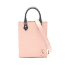 ルイ・ヴィトン LOUIS VUITTON プティット サックプラ ハンドバッグ バッグ レザー エピ ピンク系 / ブラック系 M69575 【中古】