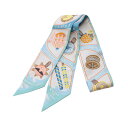 エルメス HERMES ツイリー FUNNY ICE CREAM スカーフ 衣料品 シルク シルク ブルー系 / マルチカラー 【中古】