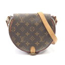 ルイ・ヴィトン LOUIS VUITTON タンブラン モノグラム ショルダーバッグ バッグ PVCコーティングキャンバス レザー ブラウン系 M51179 【...