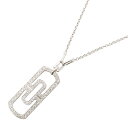 ブルガリ BVLGARI パレンテシ ネックレス ダイヤ ネックレス ジュエリー K18WG(ホワイトゴールド) ダイヤモンド クリア系 【中古】