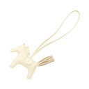 エルメス HERMES ロデオPM クレ チャーム アクセサリー アニョーミロ アニョーミロ ホワイト系 クレ/W刻 【中古】
