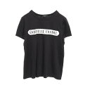 シャネル CHANEL ガブリエル フロッキープリント ココマークボタン カットソー 衣料品 トップス コットン ブラック系 P57359K07506 【中古】