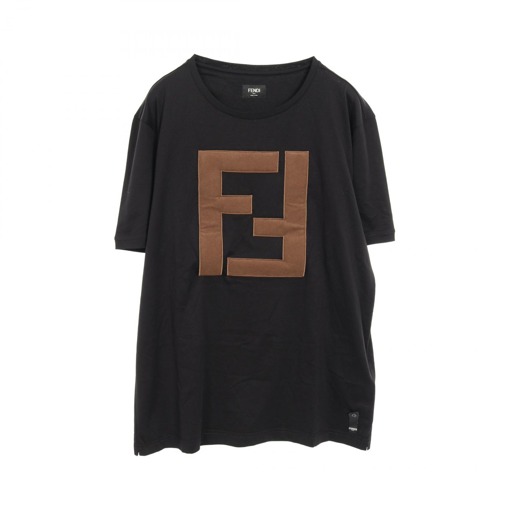 FENDI 新作 Tシャツ 長袖 上品 FF ロゴ 黒白 コットン T-Shirt 楽天市場】フェンディ(カラーブラック)(Tシャツ・カットソー