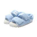 ミュウ ミュウ Miu Miu TERRY テリー サンダル 靴 パイル ブルー系 5X710D 【中古】