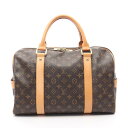 ルイ・ヴィトン LOUIS VUITTON キャリーオール モノグラム ボストンバッグ バッグ PVCコーティングキャンバス レザー ブラウン系 M40074 【中古】