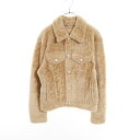 ルイ・ヴィトン LOUIS VUITTON シアリングトラッカージャケット 革ジャン 衣料品 アウター ラムレザー ラムレザー ベージュ系 RM251MQ QL...