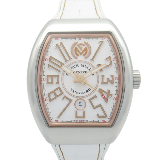 フランクミュラー FRANCK MULLER ヴァンガード 腕時計 時計 ステンレススチール ラバーベルト クロコ革 ホワイト系 V45SCDTJSTGBLC 【中古】 フランクミュラー FRANCK MULLER ヴァンガード 腕時計 時計 ステンレススチール ラバーベルト クロコ革 ホワイト系 V45SCDTJSTGBLC 【中古】
