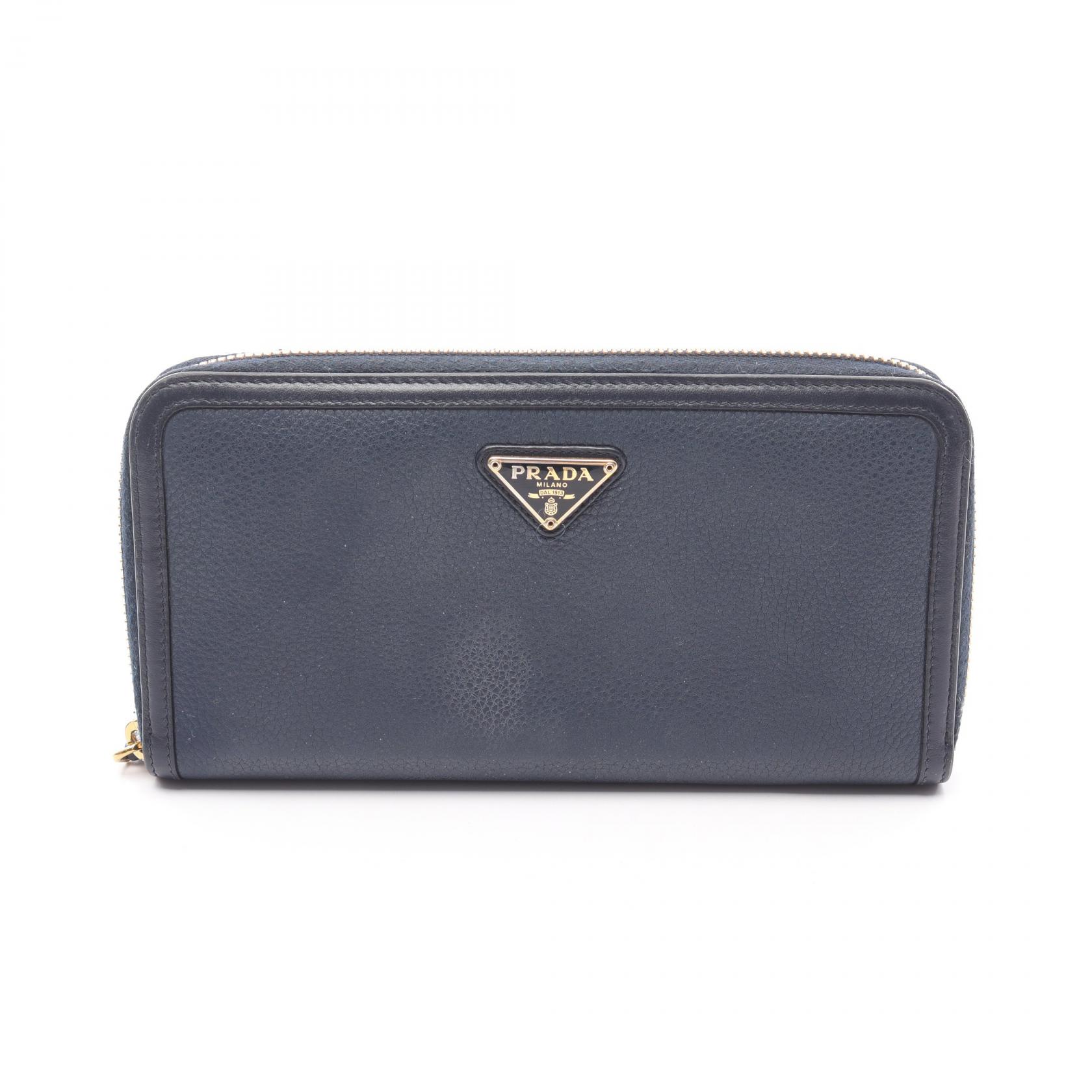 【美品】PRADA プラダ サフィアーノ 長財布 ダークネイビー レザー 楽天市場】prada ラウンドファスナー ネイビーの通販