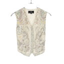 エトロ ETRO ベスト 衣料品 トップス シルク アイボリー系 / マルチカラー 81-19676-3755 【中古】