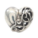 クロムハーツ CHROME HEARTS ハートボタン コンチョ アクセサリー シルバー925 シルバー系 【中古】