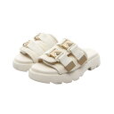 ボッテガヴェネタ BOTTEGA VENETA FLASH フラッシュ サンダル 靴 レザー ナイロン アイボリー系 690097 【中古】