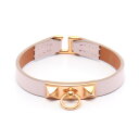 エルメス HERMES リヴァル ミニ モーヴペール ブレスレット アクセサリー GP(ゴールドメッキ) ヴォースイフト ヴォースイフト ピンク系 / ゴールド系 モーウ゛ペール/U刻 【中古】(4)