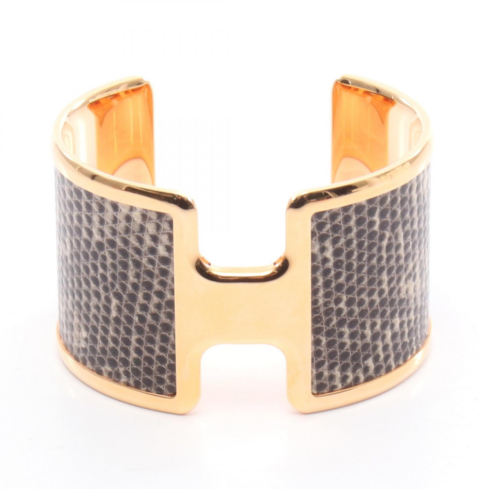 エルメス HERMES オランプ バングル アクセサリー ステンレススチール シェーブル シェーブル ゴールド..